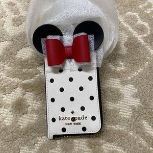 Disney x Kate Spade Minnie Mouse lanyard